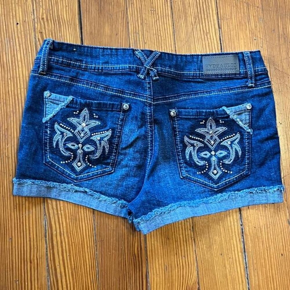American-vintage Women's Blue and Navy Shorts